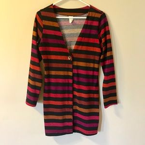🍁🍁LAST DAY 10/30🍁🍁Fall Striped Long Cardi